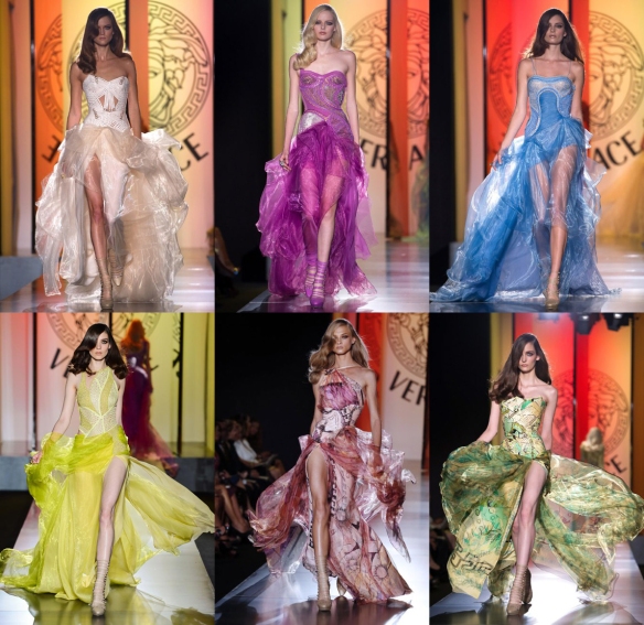 Versace fall winter 2012 couture rnway fashion show in paris