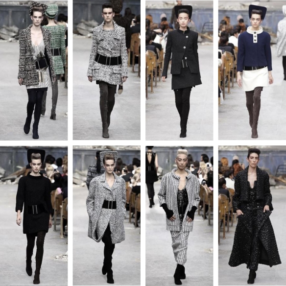 Chanel Fall winter 2013 couture collection fashion show in Paris.